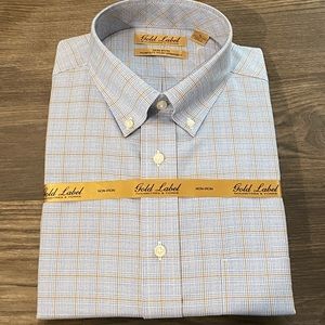 Plaid Men’s Button Down Shirt (Full Sleeve)